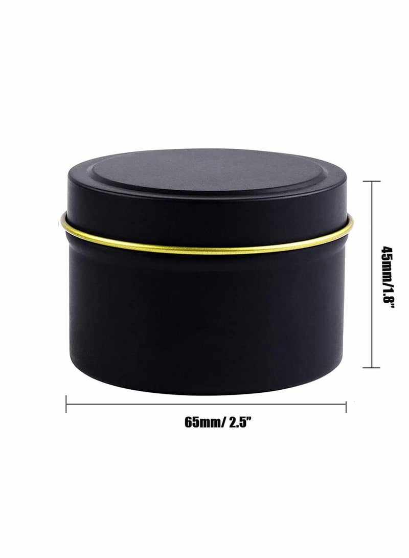 Excefore Candle Jars, 24 Pcs Candle Tins, 5Oz Candle Making Kit, Containers Empty Tinplate Storage Candle Jars for DIY Candle Making, Candies, Gifts Treasures, Arts Crafts, Storage Candle Making Kits - Image 4