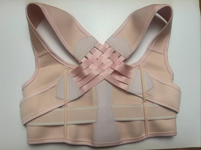 Body Orthosis Orthosis Orthosis Supplies For Students Adult Men And Women Invisible Back Correction Open Shoulder Artifact Hunchback Orthosis Belt - Image 1