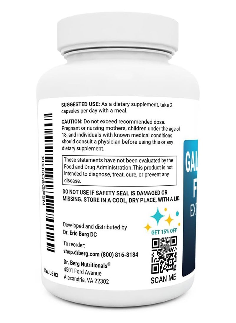 Dr. Berg Nutritional - Nutritionals Gallbladder Formula Contains Purified Bile Salts 90 Capsules - Image 1
