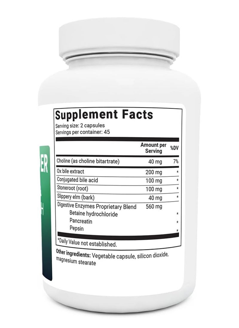 Dr. Berg Nutritional - Nutritionals Gallbladder Formula Contains Purified Bile Salts 90 Capsules - Image 1