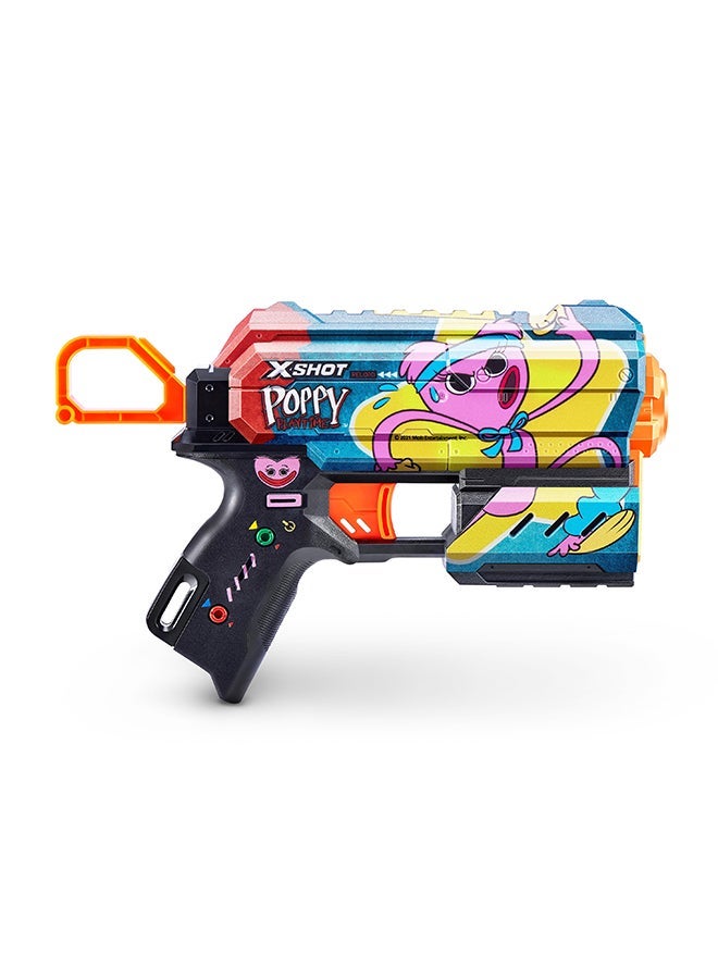 X-Shot Skins Flux 8 Darts Poppy Playtime S1 Kissy - Action Aiming Game For Kids, Teen, Adults Boys & Girls, Outdoor Holiday Activities, Gifts For Kids Ages 8+ - Image 2