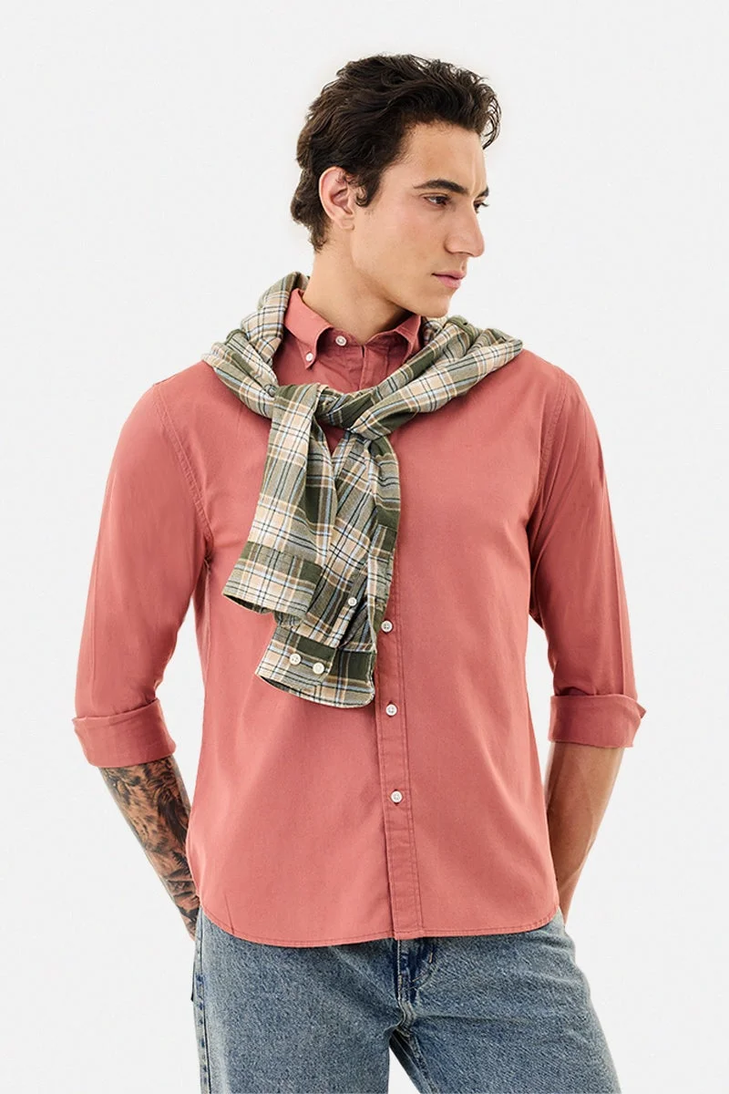 سنيتش قميص قطني % بقصة عادية