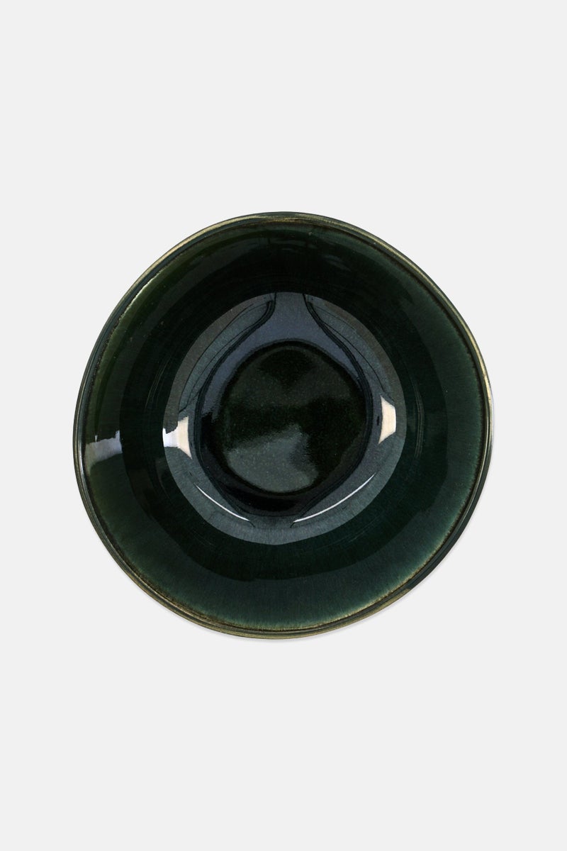 Muy Mucho Organic Stoneware Bowl 710 ml, Forest Green - Image 3