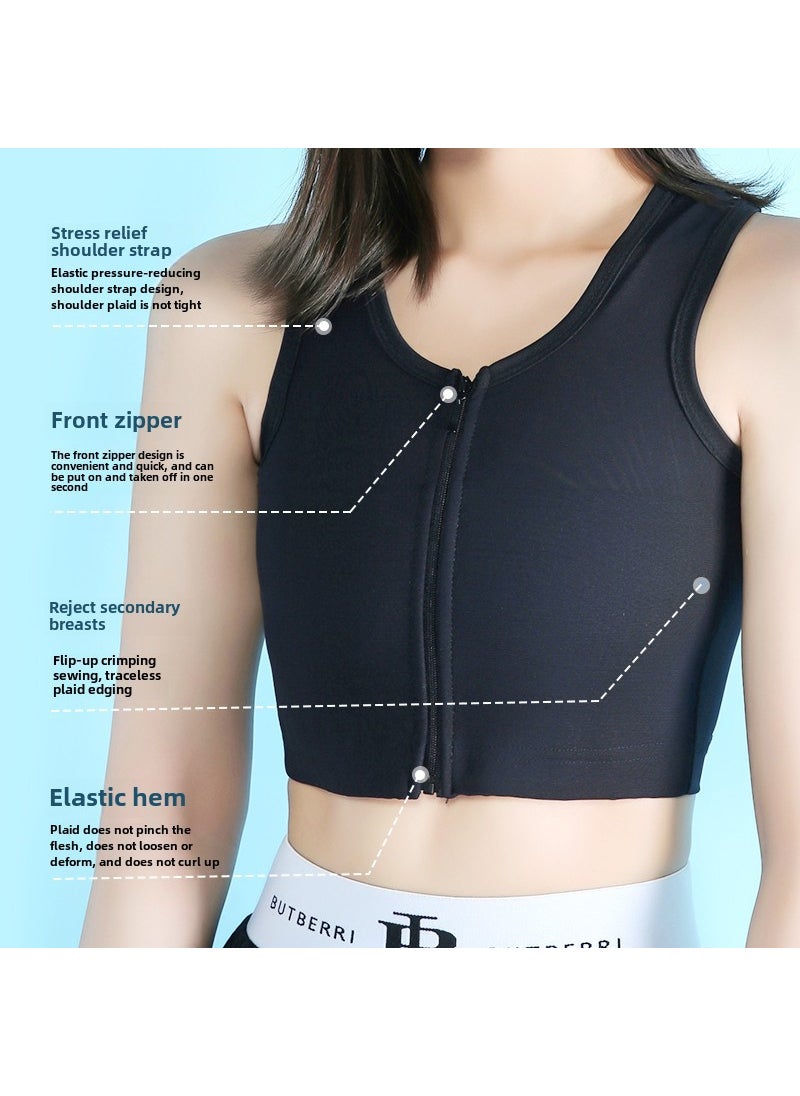 Generic - Breathable Ice Silk Binder Top Plus Size 4XL - Image 1