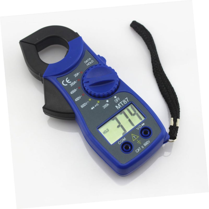 Jojofuny Blue Digital Clamp Multimeter Voltage Resistance Tester Overload Protection - Image 5