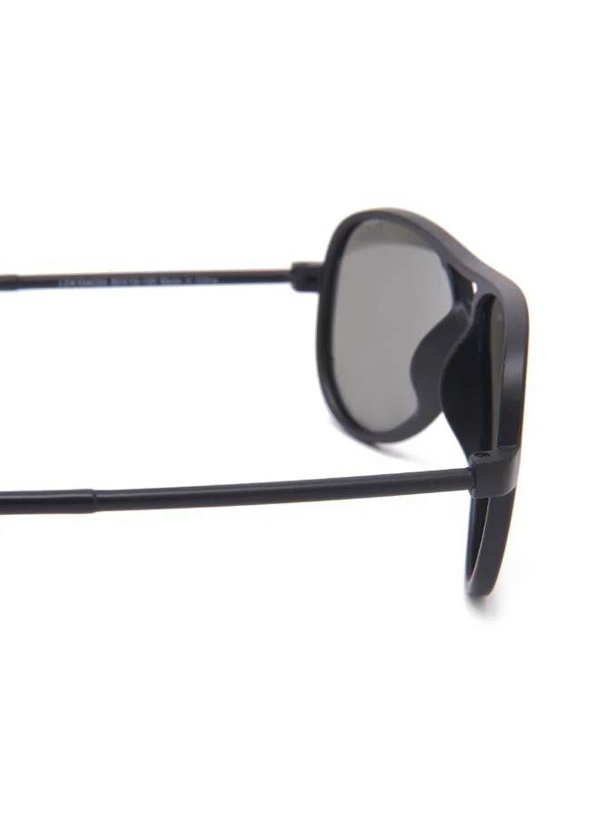 لي كوبر Polarized Sunglasses Black Frame Silver Mirror Mirror Lens 52mm  - LCK104C03