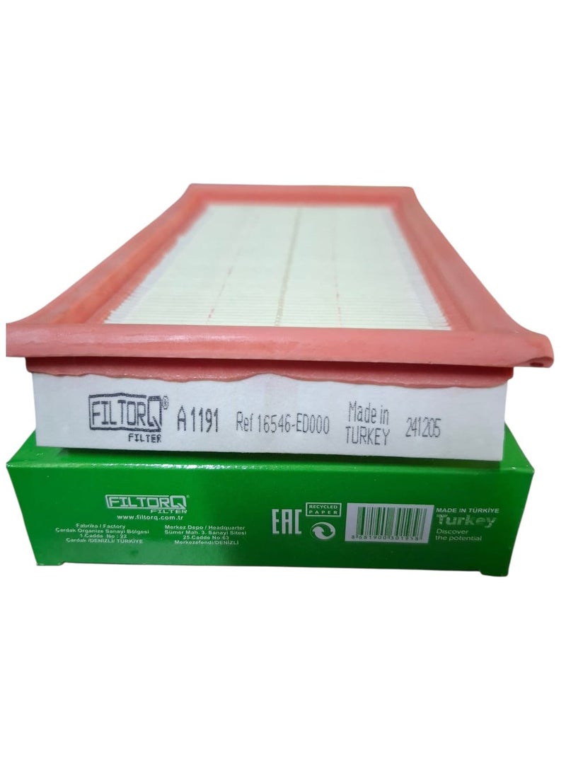 Turkish-made air filter for Nissan Sunny N17 and Tiida cars - Image 1