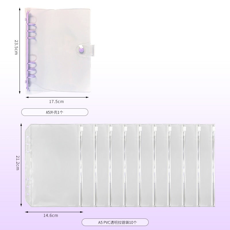 Manufacturers Household Documents Household Registration Book Vaccine Book Baby Birth Certificate Portable Passport Loose-Leaf Book Storage Folder - Image 1