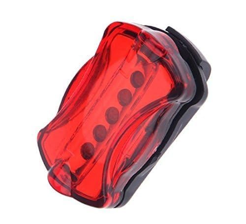 SHREE HANS CREATION Bicycle Tail Light, Bicycle Rear Backlight Bicycle Warning Taillight with 5 LED Bulb 7Light Modes Low Power Consumption Compact Size for Mountain and Road Cycling Light (Pack of 2) - Image 3