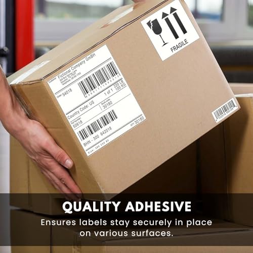SECUREMENT Direct Thermal Labels Roll of Stickers - 4" X 6" Inches (100mm x 150mm) (400 Labels per roll) (1 Roll) - Image 3