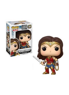 NIBEMINENT PoP! Justice League: Wonder Women Bobblehead 206 6.35 x 9.53cm  - Image 1