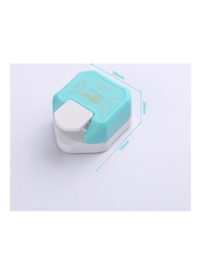 Kw-trio 3-In-1 Corner Rounder Paper Punches Border Blue， Way Corner Rounder Punch, 4mm, 7mm, 10mm 3 in 1 Corner Cutter for Paper Crafts, DIY Projects, Laminate, Photo Corner - Image 5