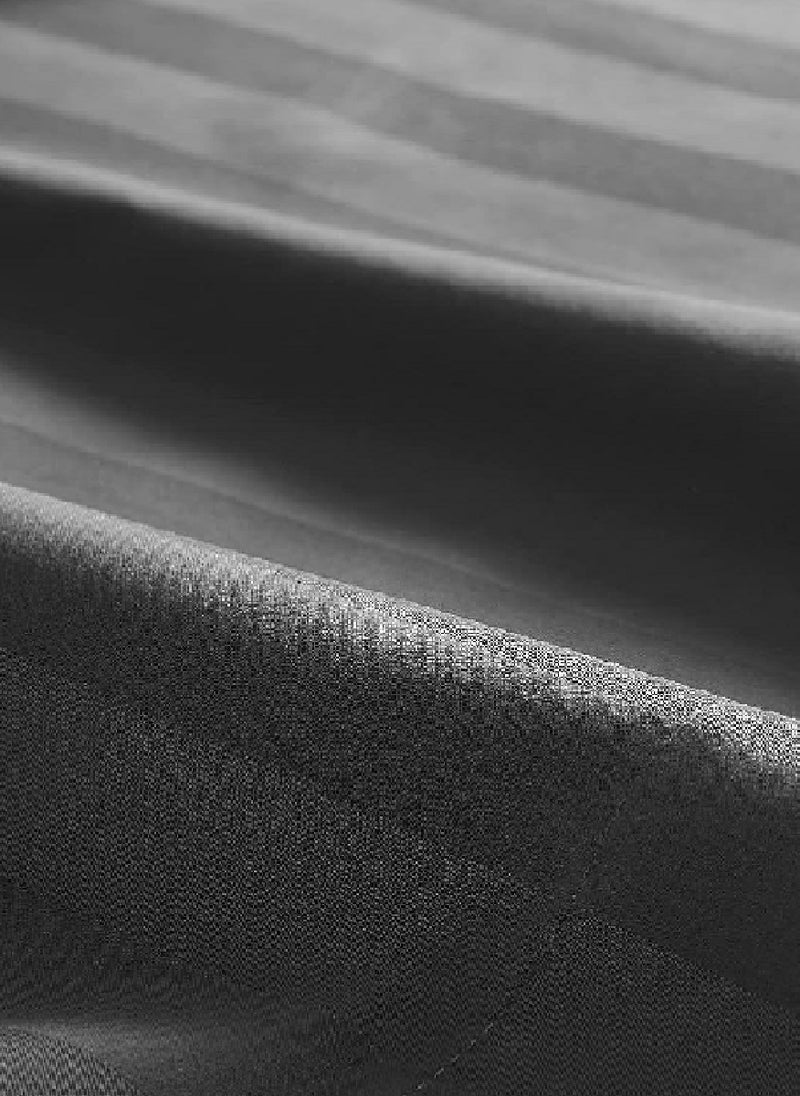 بلوبيري ملاءة سرير قطنية قماش مخطط مع  قطعة واحدة  كيس وسادة 90 × 190 × 15 سم - Image 5