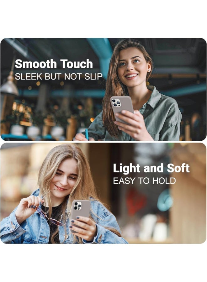 iPhone 13 Pro Max Case Cover Silky-Soft Touch Full-Body Protective Case with Microfiber Lining Cover For iPhone 13 Pro Max 6.7-inch - Image 4