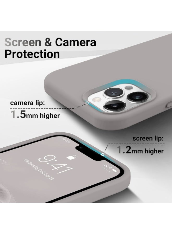 iPhone 13 Pro Max Case Cover Silky-Soft Touch Full-Body Protective Case with Microfiber Lining Cover For iPhone 13 Pro Max 6.7-inch - Image 2