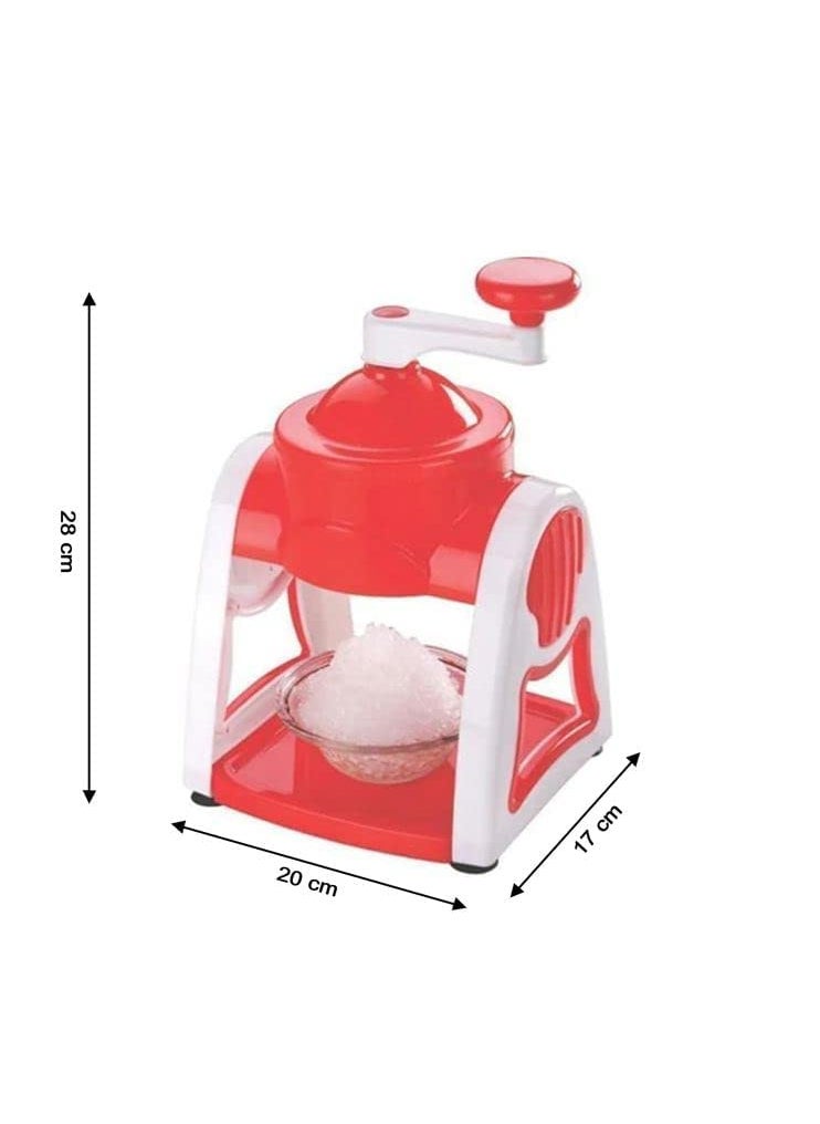 Generic QUALIZA Ice Gola Slush Maker Ice Snow Maker Machine with 3 Bowl 1 Glass 6 Sticks and 1 Dish  - Image 4