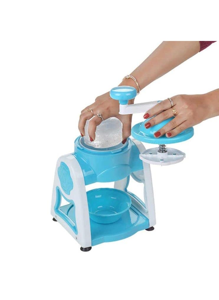 Generic QUALIZA Ice Gola Slush Maker Ice Snow Maker Machine with 3 Bowl 1 Glass 6 Sticks and 1 Dish  - Image 2