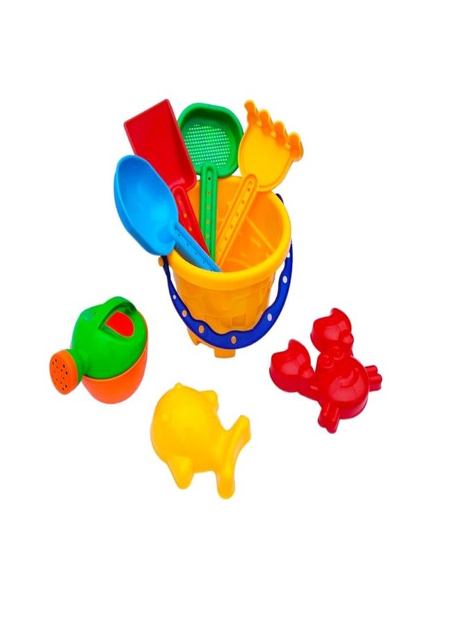 SAMIP Garden Beach Toys Set for Kids Indian Made 5 Pcs Beach Tool Kit Beach Mold Castle Toys, Also Use in Bath Toys, Best Birthday Gift Development Learning Toys (Red Color Send) - Image 5