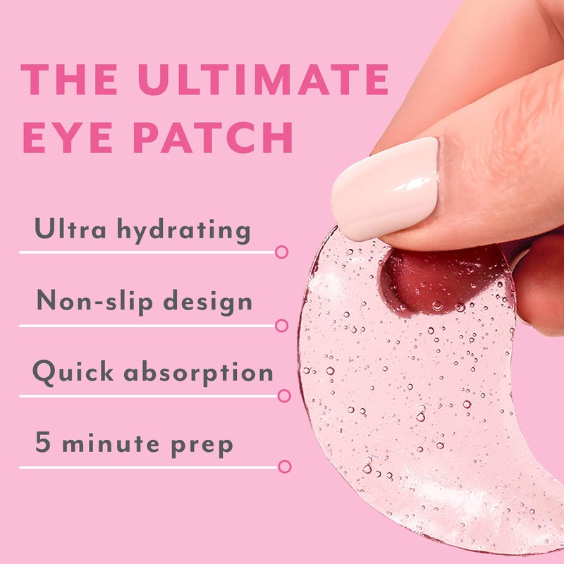 Patchology Serve Chilled RosÃ© Hydrating Under Eye Patches â€“ Hyaluronic Acid & Antioxidant-Infused Eye Masks to Reduce Dark Circles, Puffiness & Fine Lines - Ideal Skincare Essentials (5 Pairs) - Image 5