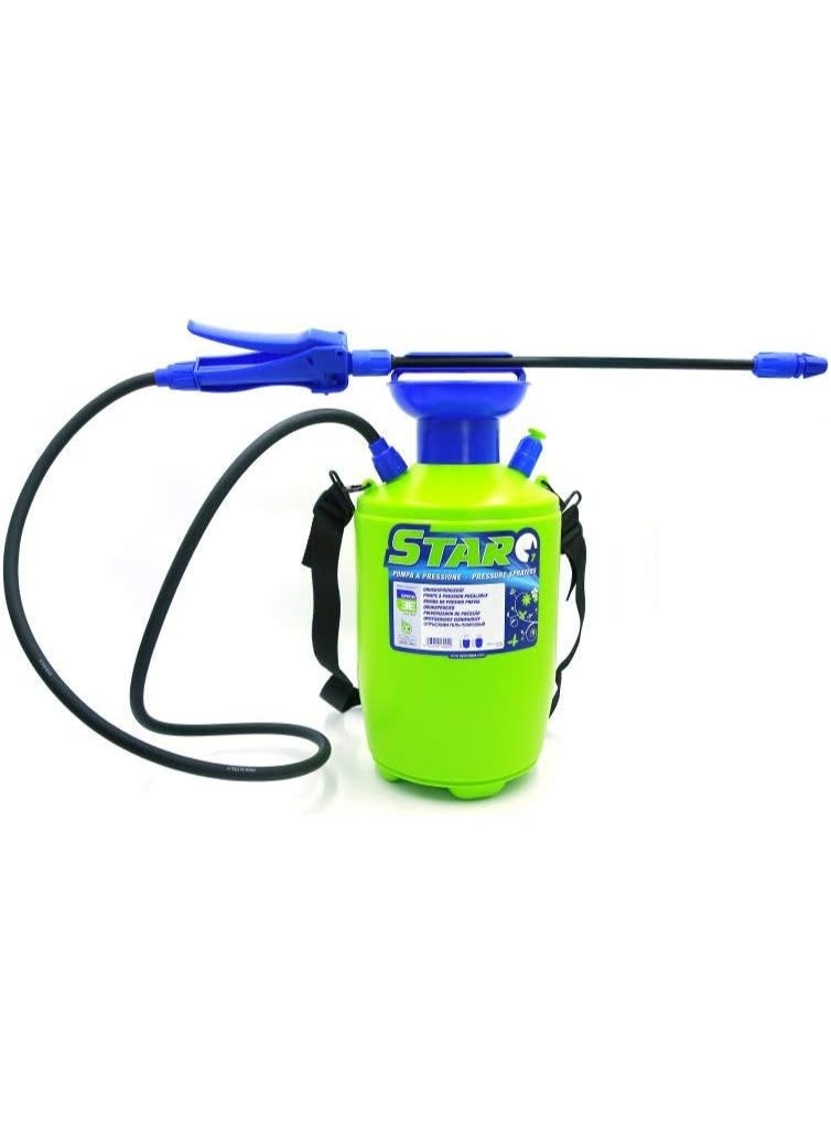 ستار بخاخ إيبوكا ستار 7 لتر للحدائق بضغط الماء مع حزام كتف - بخاخ يدوي شديد التحمل للنباتات والمروج والاستخدام الزراعي - Image 1