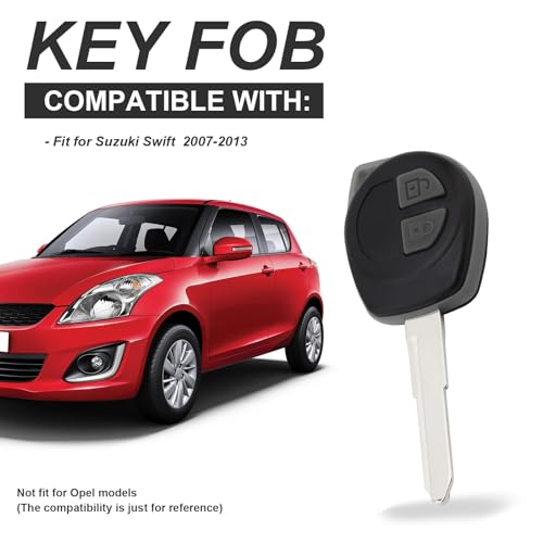 ePathChina 2 Buttons Keyless Uncut Flip Remote Key Fob with ID46 Chip for Suzuki Swift SX4 Alto JIMNY Vitara IGNIS Splash 2007-2013 433MHz - Image 4