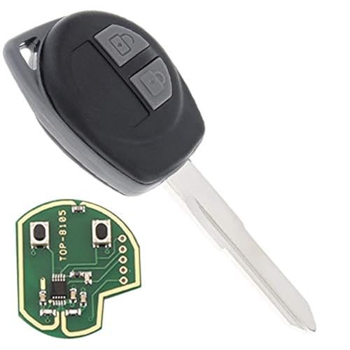 ePathChina 2 Buttons Keyless Uncut Flip Remote Key Fob with ID46 Chip for Suzuki Swift SX4 Alto JIMNY Vitara IGNIS Splash 2007-2013 433MHz - Image 1