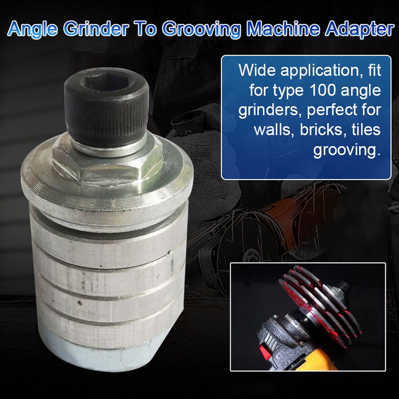 Angle Grinder To Grooving Machine Adapter Practical Conversion Heads Accessory Professional Quick Convenient Utility Tool - Image 2