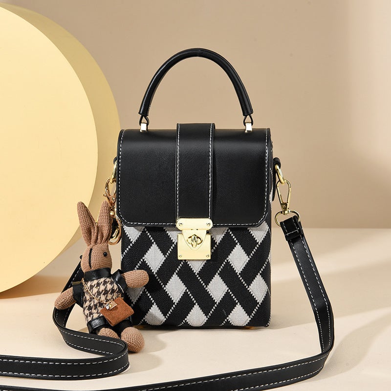 New Arrival Rhombic Stitching Korean Style Casual High-End All-Match Shoulder Bag Women'S Small Square Bag Handbag Crossbody Bag - Image 2