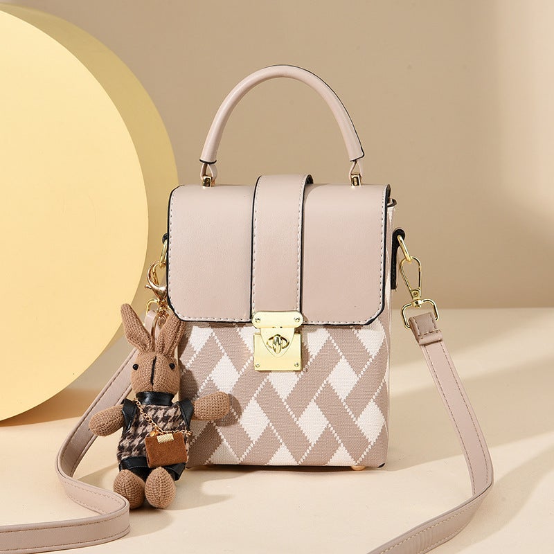 New Arrival Rhombic Stitching Korean Style Casual High-End All-Match Shoulder Bag Women'S Small Square Bag Handbag Crossbody Bag - Image 5