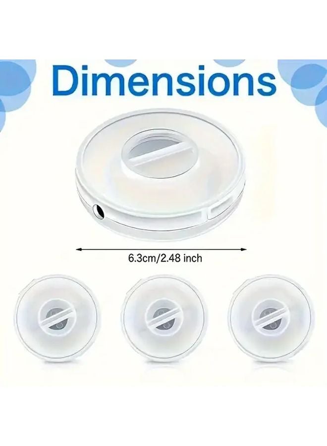 5 قطع منظم كابل قابل للسحب لفافة خالية من التشابك لتخزين شواحن أيفون، لوحي، لابتوب - Image 4