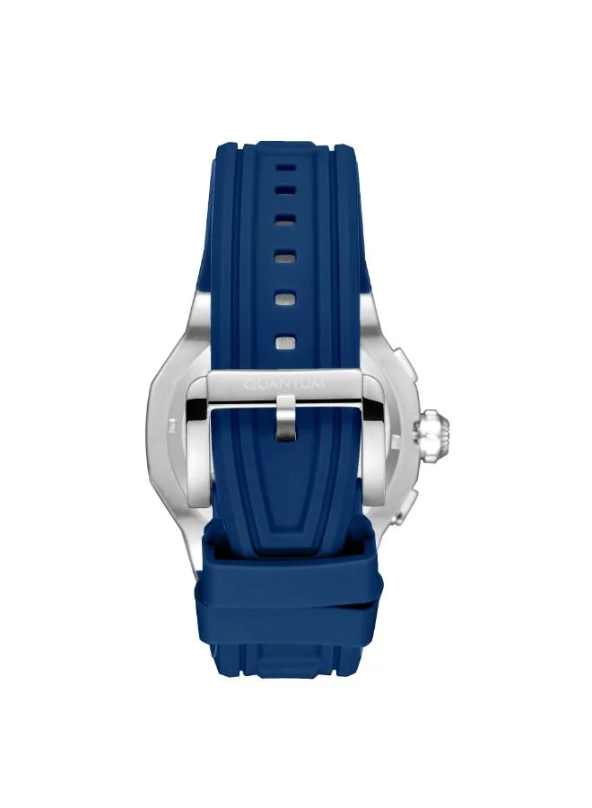 Quantum Men's Silicone Chronograph Watch HNG1082.399 - 46 mm