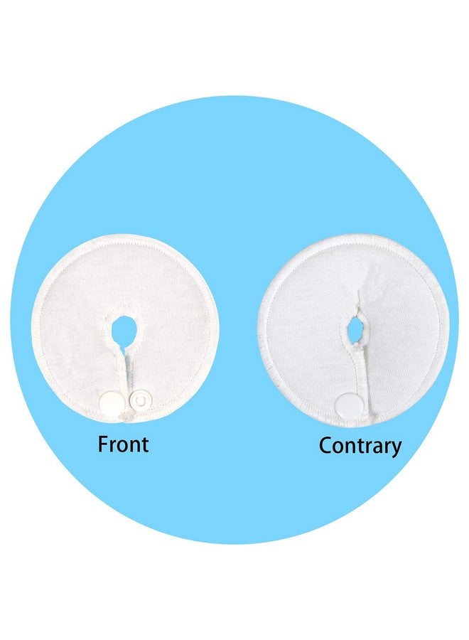Yxmeiguo Feeding Tube Pads G Tube Covers Gtube Pads Button Pads Holder,Peritoneal Abdominal Dialysis Peg Tube Supplies Feeding Tube Supplies for Nursing Care, 12 Pack (Round) - Image 3