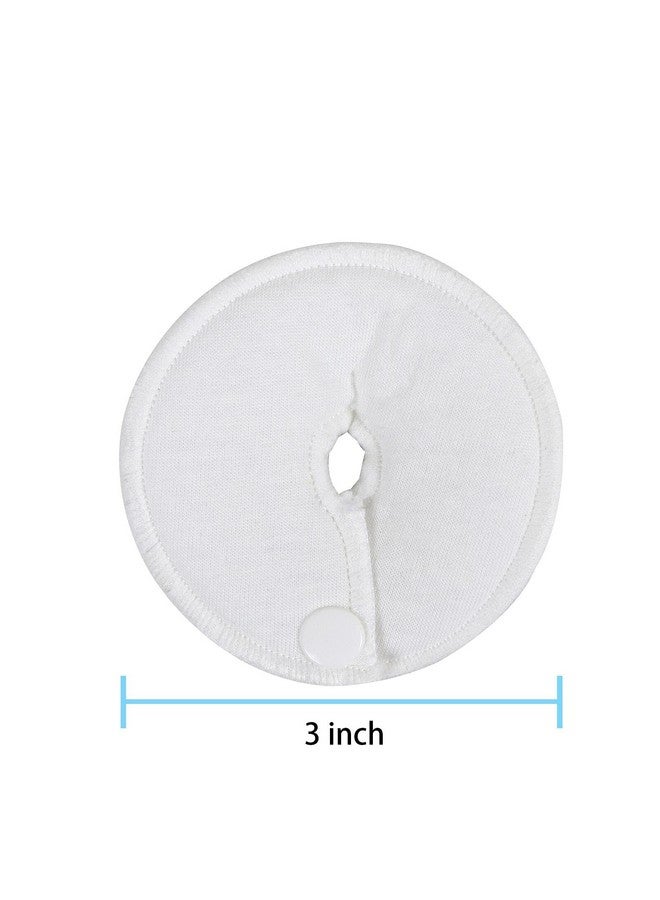 Yxmeiguo Feeding Tube Pads G Tube Covers Gtube Pads Button Pads Holder,Peritoneal Abdominal Dialysis Peg Tube Supplies Feeding Tube Supplies for Nursing Care, 12 Pack (Round) - Image 2