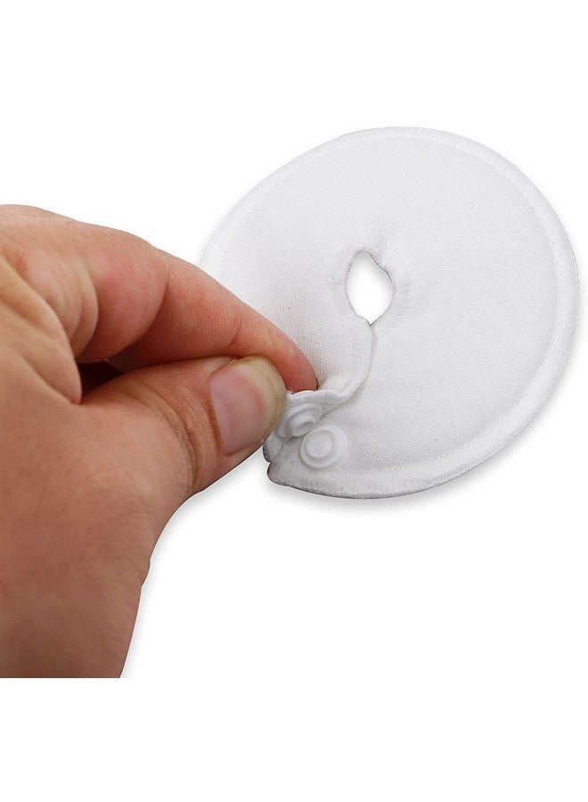 Yxmeiguo Feeding Tube Pads G Tube Covers Gtube Pads Button Pads Holder,Peritoneal Abdominal Dialysis Peg Tube Supplies Feeding Tube Supplies for Nursing Care, 12 Pack (Round) - Image 4