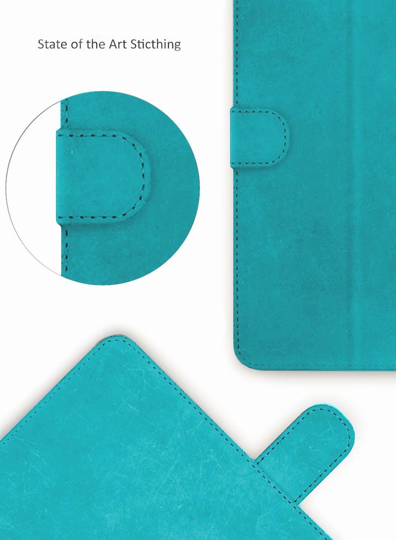 دبليو تيك غطاء flip بحواف مغناطيسية من تقنية WTech للـ Honor Pad V9 11.5 2024 (11.5 بوصة) - لون أخضر بحر - Image 4