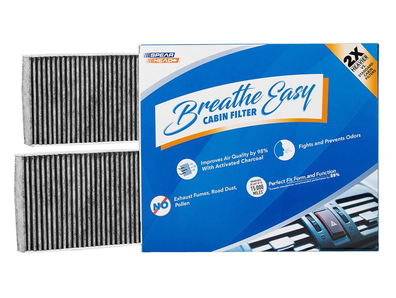 Spearhead Odor Defense Breathe Easy AC & Heater Cabin Filter | Fits 2002-06 RSX, 2002-06 CR-V, 2001-05 Civic, 2003-11 Element Like OEM | Up to 25% Longer Lasting w/Activated Carbon (BE-135) - Image 1