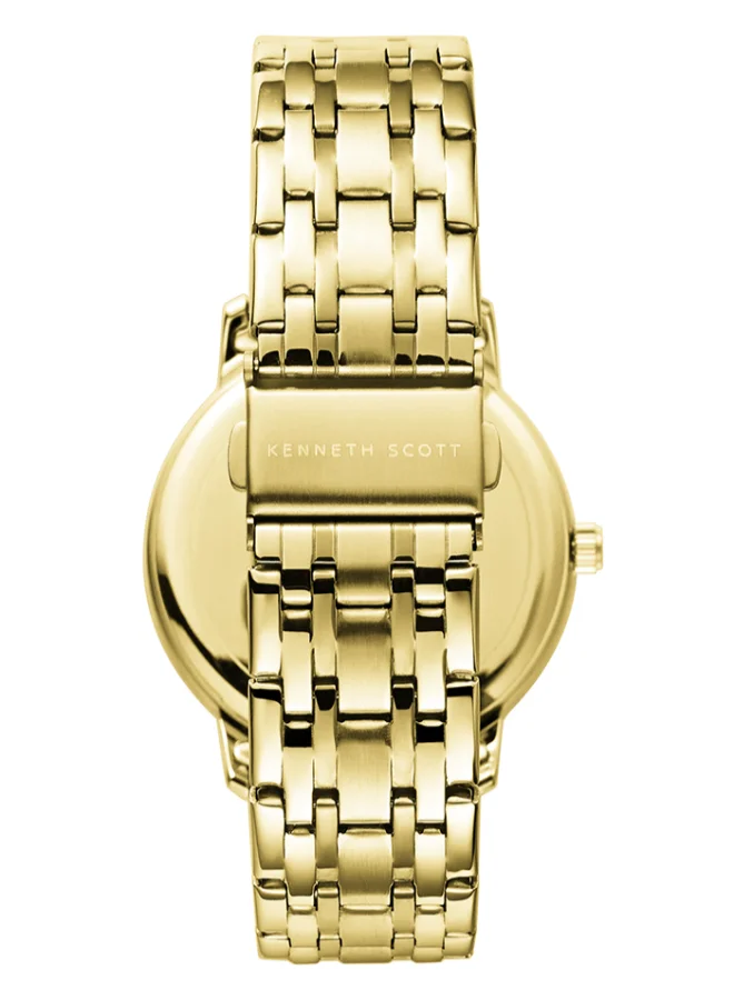 KENNETH SCOTT Men's Stainless Steel Analog Watch K22029-GBGW - 40 mm