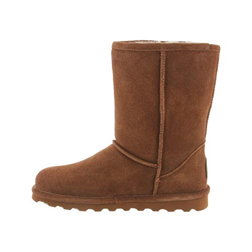 BEARPAW Women's ELLE SHORT Boot, hickory ii, 9 M US - Image 5