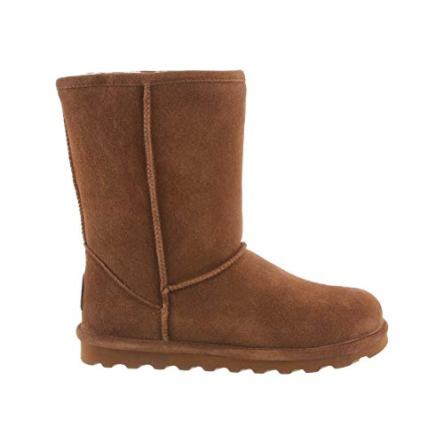 BEARPAW Women's ELLE SHORT Boot, hickory ii, 9 M US - Image 4