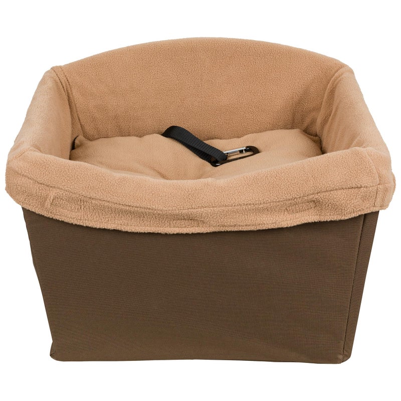 PetSafe Happy Ride Dog Safety Seat Fits Most Cars Trucks and SUVs Machine Washable Fleece Liner Supports Pets up to 30 Lb Protect Your Car Seats from Pet Hair and Scratches