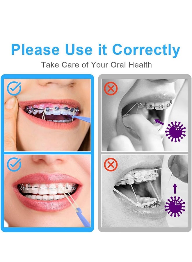 Orthodontic Rubber Bands, 600 Pieces Orthodontic Rubber Elastics, Orthodontic Dental Elastics, Multi-Purpose Elastics, 6 Device Positioners for Elastic Bands in random colors (4/1 Inch Fox) - Image 5