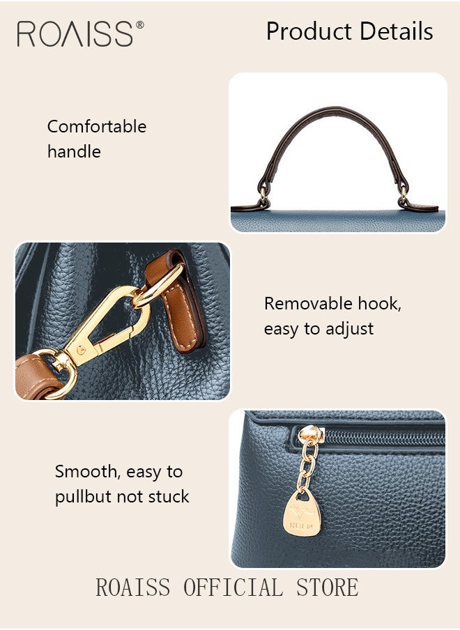 roaiss - Women Shoulder Crossbody Bag Large Capacity Compact and Exquisite Women Handbag - Image 1