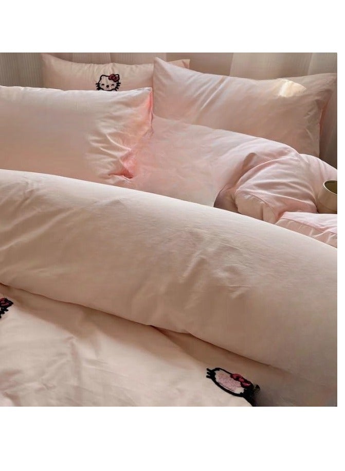 Fitted Sheet Style — ﻿ High End Cartoon Pattern  Pure Cotton Bedding Four Piece Set - Image 1