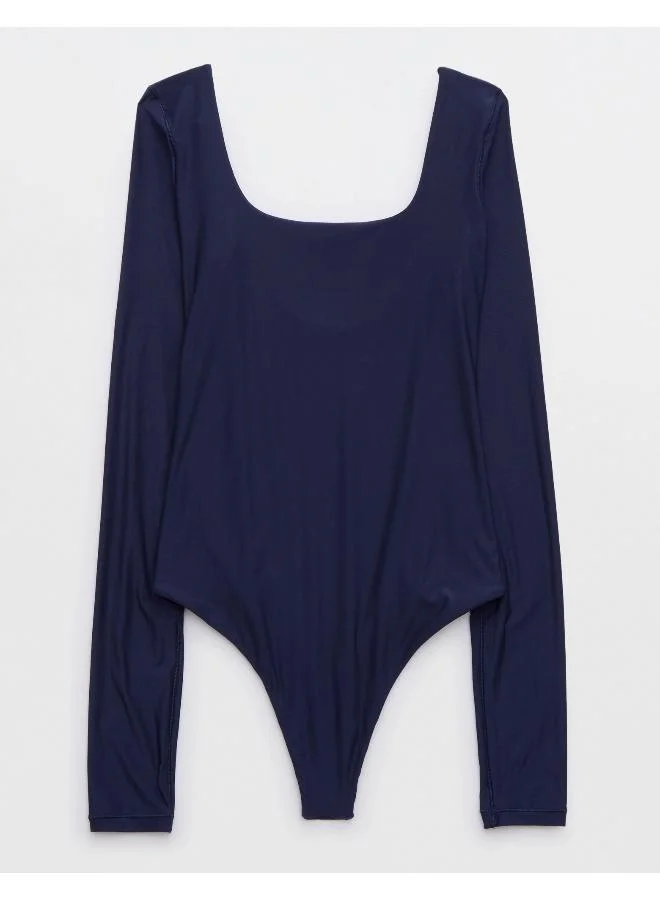 Aerie SMOOTHEZ Long Sleeve Bodysuit