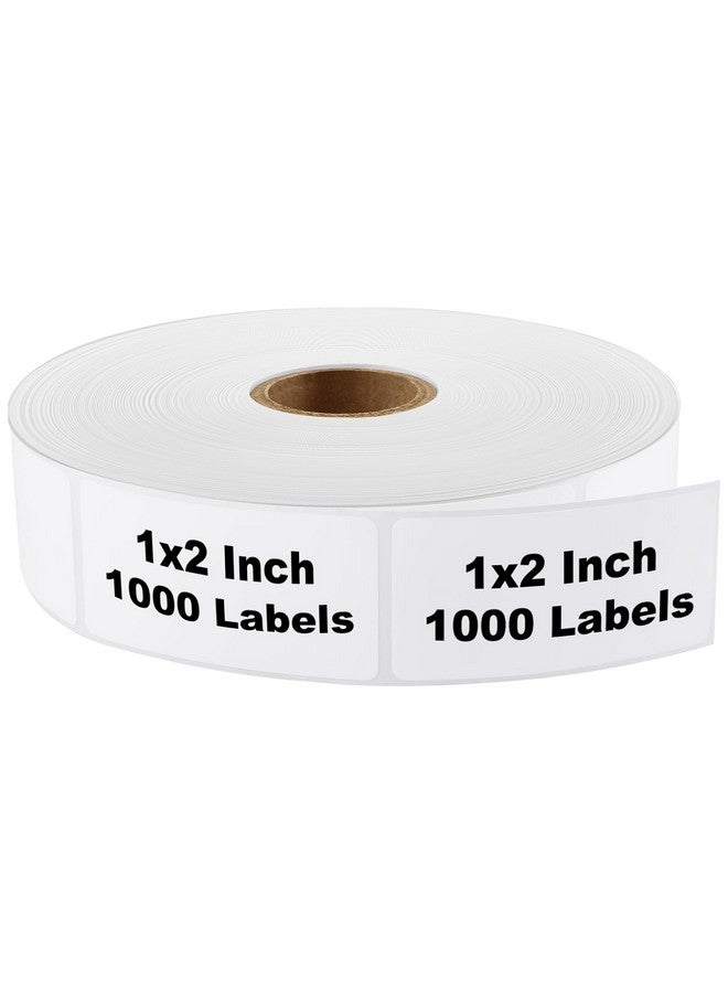 MaxGear 1000 Removable Freezer Labels 1X2 Removable Stickers For Freezer And Bottle Jar Labels Ideal For Food Containers And Pantry Organization No Scrubbing No Residue 1 Roll - Image 1