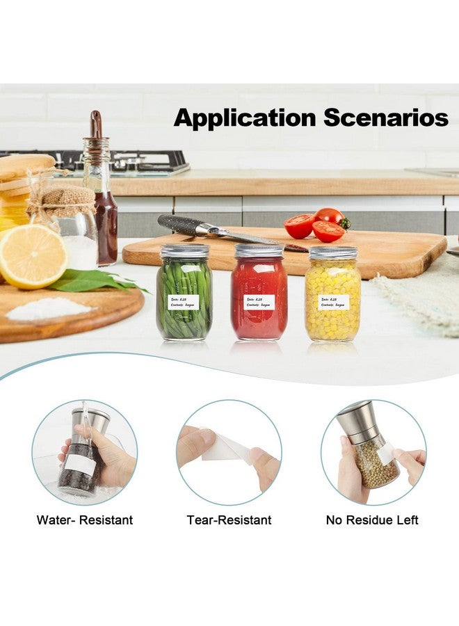 MaxGear 1000 Removable Freezer Labels 1X2 Removable Stickers For Freezer And Bottle Jar Labels Ideal For Food Containers And Pantry Organization No Scrubbing No Residue 1 Roll - Image 5