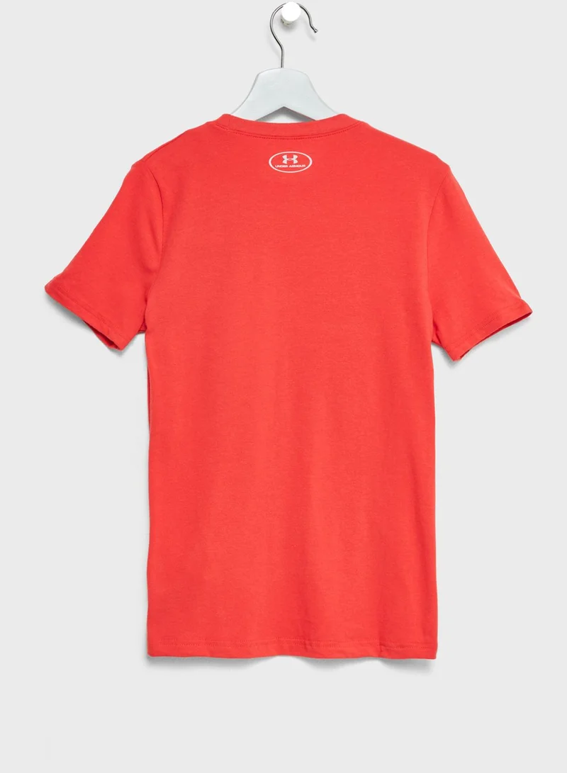 UNDER ARMOUR Youth Logo T-Shirt