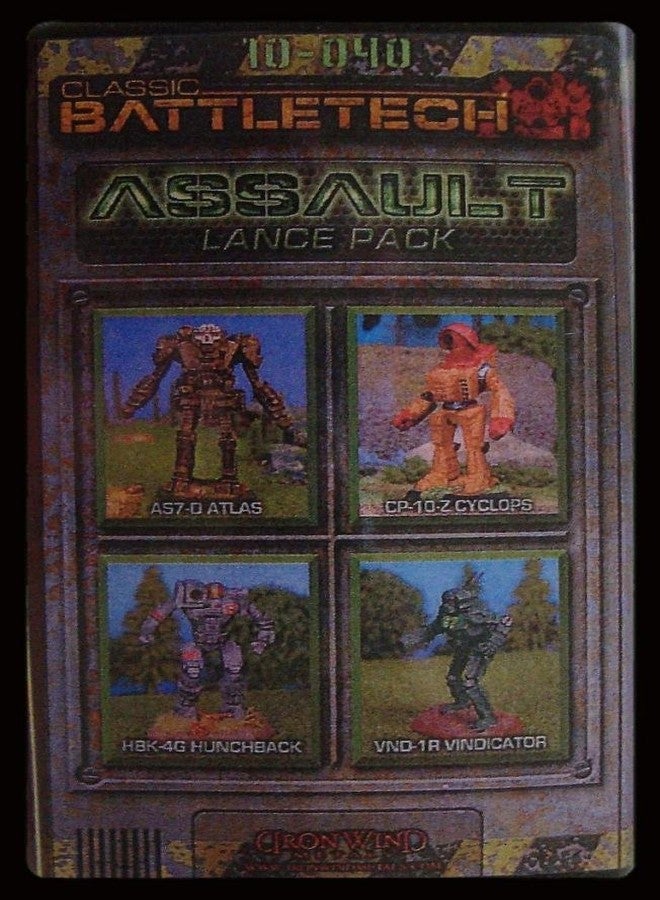 آيرون ويند ميتالز مجسمات Assault Lance Classic BattleMech - Image 1