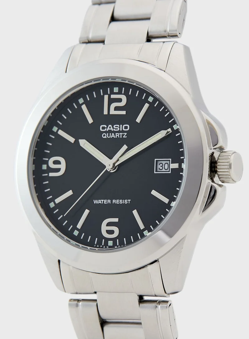 CASIO Classic Steel Strap Analog Watch