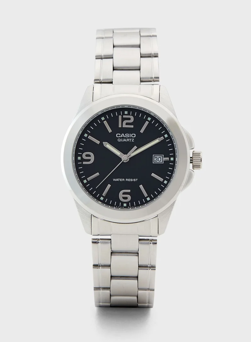 CASIO Classic Steel Strap Analog Watch
